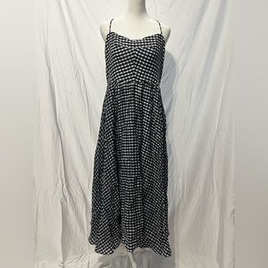 J.crew gingham midi dress